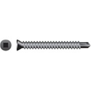 STRONG-POINT Self-Drilling Screw, #8-18 x 3 in, Phosphate Coated Steel Trim Head Square Drive T3Q